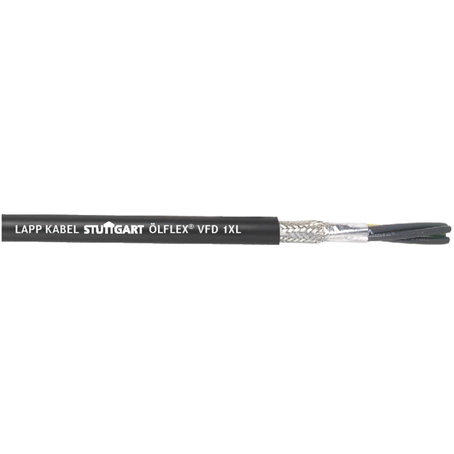 CABLE 4COND 10AWG BLK SHLD FEET【701703】