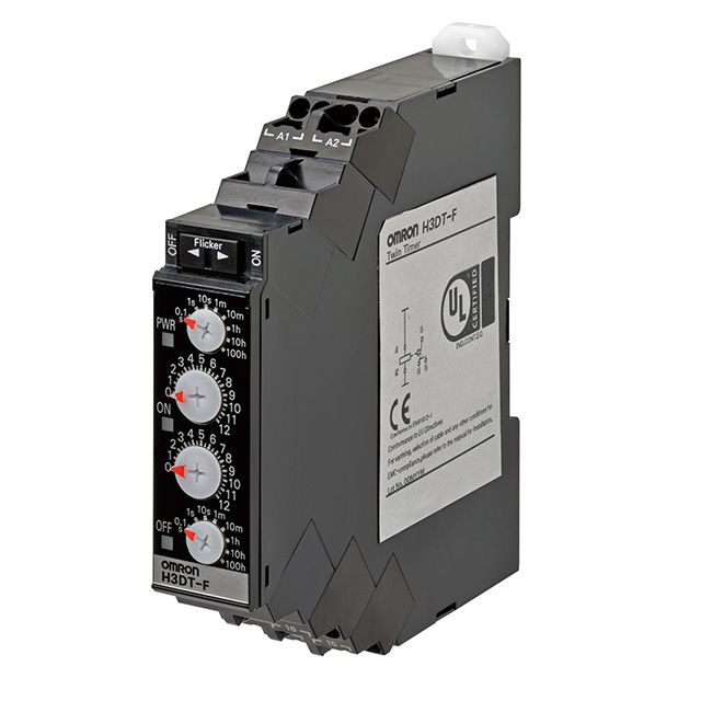 【H3DT-F AC/DC24-240】RELAY TIME DELAY 1200HR DIN RAIL[箱]