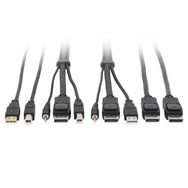 【P783-010-DPU】DISPLAYPORT KVM CABLE KIT - DP,