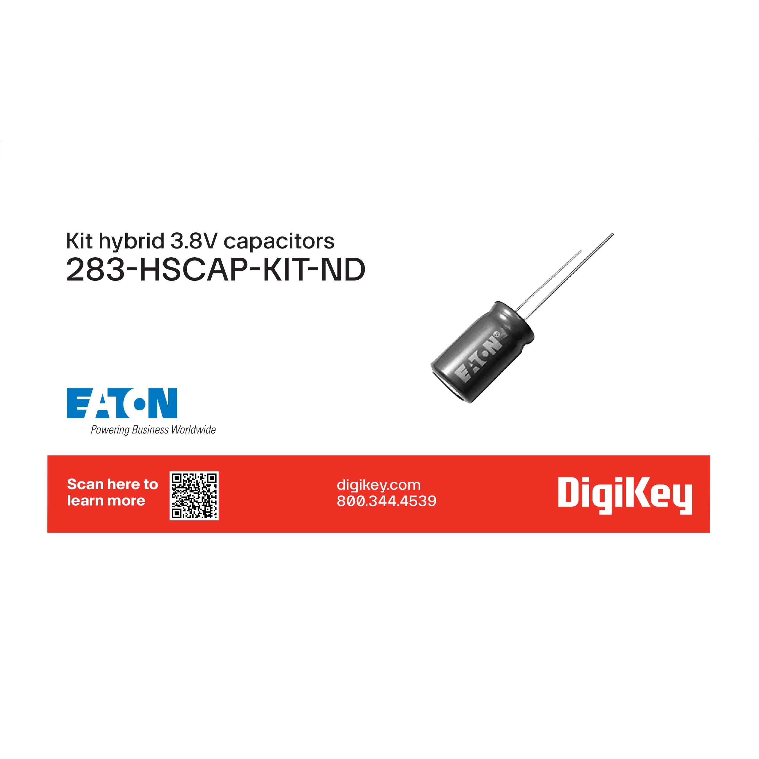 【HSCAP-KIT】KIT HYBRID 3.8V CAPACITORS