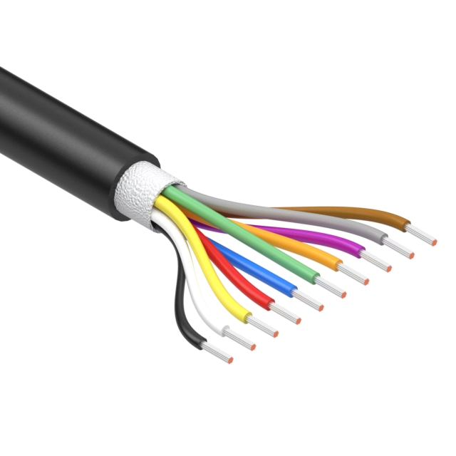 【30-02041】CABLE 10COND 24AWG BLK 502 METER