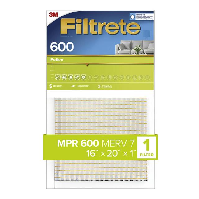 FILTRETE POLLEN AIR FILTER 16"X【9830-4】