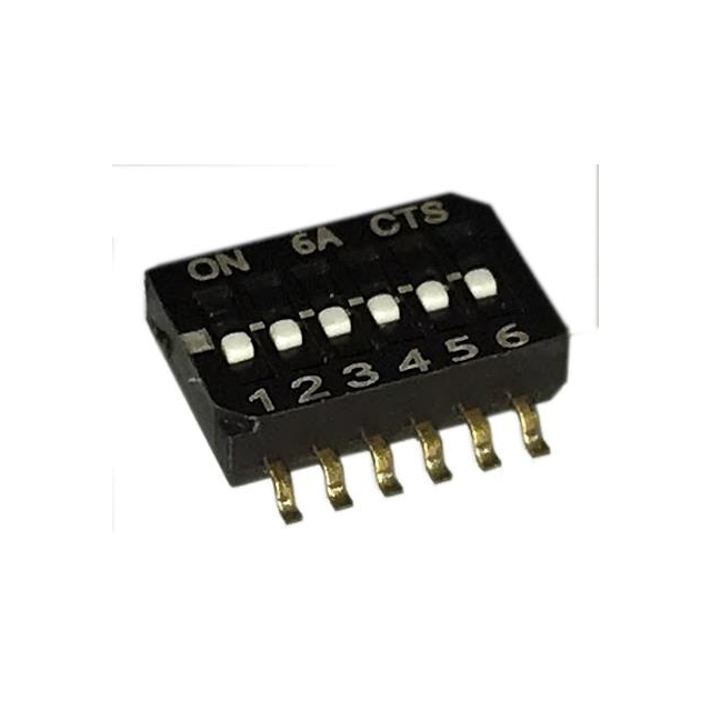 【218-6LPSRF】SWITCH SLIDE DIP SPST 0.025A 24V [digi-reel品]