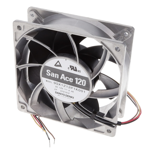 【9SX1212P1K001】FAN AXIAL 119X38MM 12VDC WIRE
