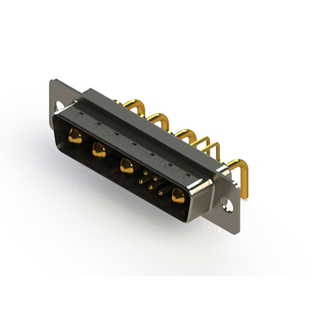 【629-9W4-240-1N1】CONN D-SUB PLUG 9POS R/A SOLDER