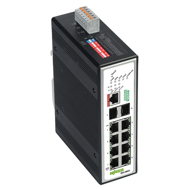 INDUSTRIAL-MANAGED-SWITCH 8PORT【852-603】