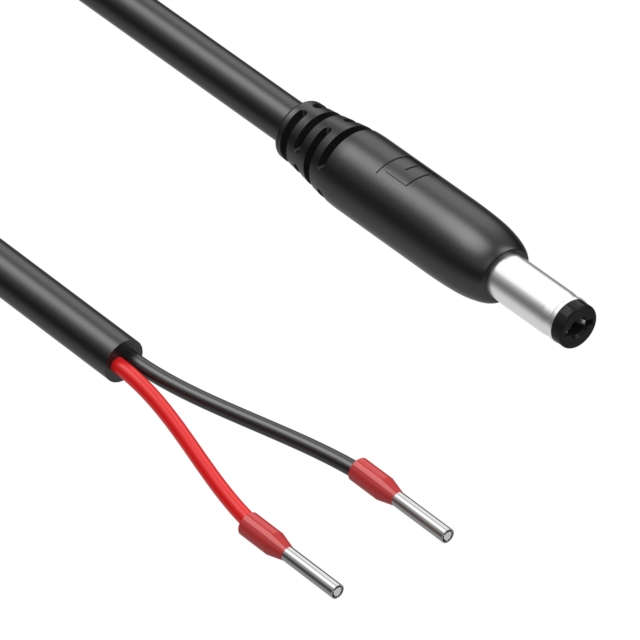 CBL ASSY 2.1MM PLUG-FERRULES 6'【10-03638】