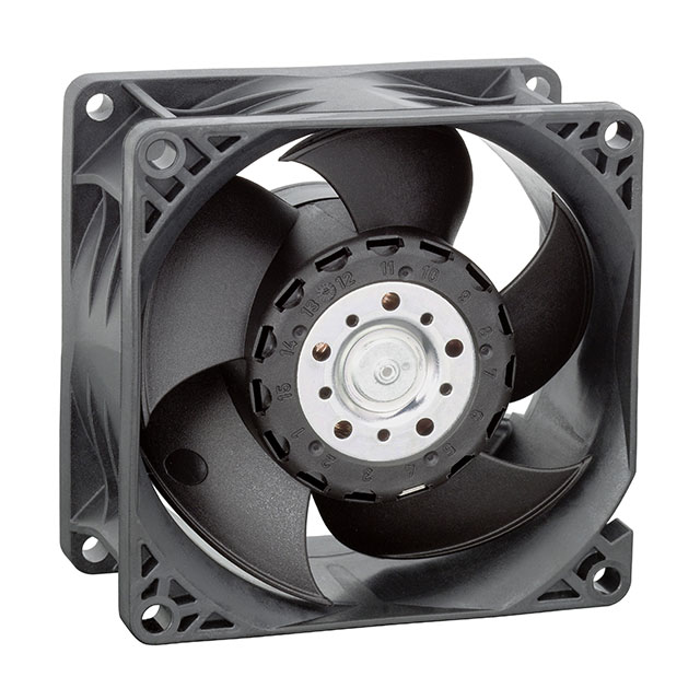 FAN AXIAL 80X38MM 12VDC WIRE【8212JH4】