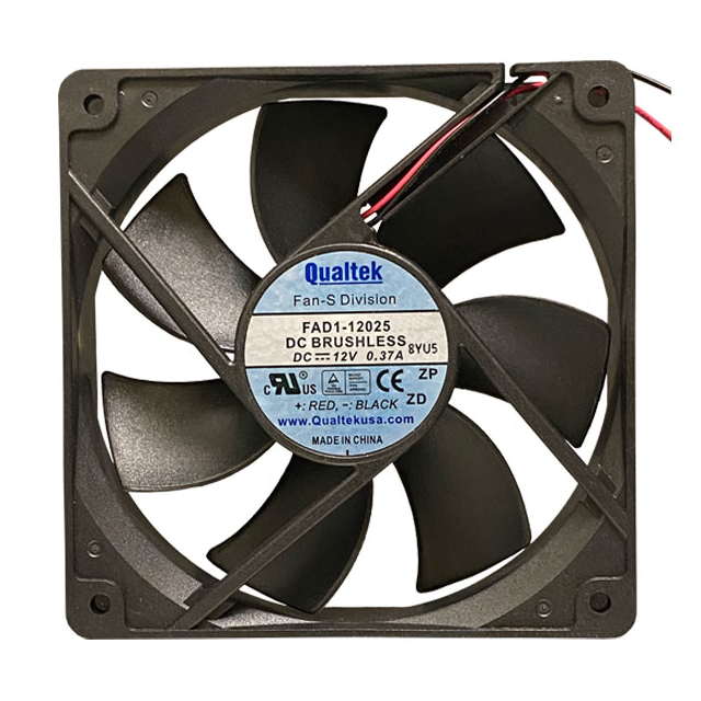 FAN AXIAL 120X25.5MM 12VDC WIRE【FAD1-12025CBMW12】