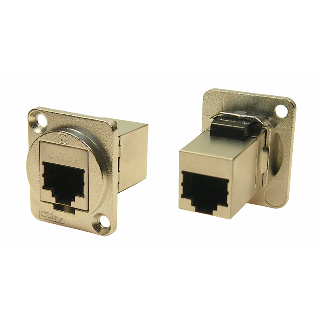 CONN FEEDTHRU METAL CAT6A SHIELD【CP30225SM】