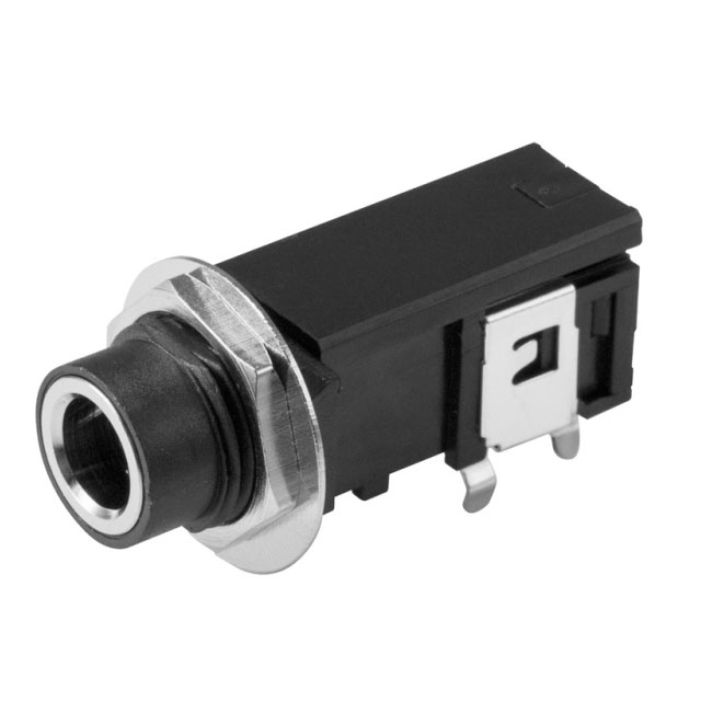 【SJ-63062B】AUDIO JACK, 6.35 MM, HORIZONTAL,