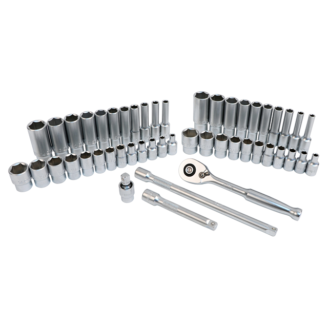 【33399】49 PIECE 1/4 DRIVE MM AND SAE SO