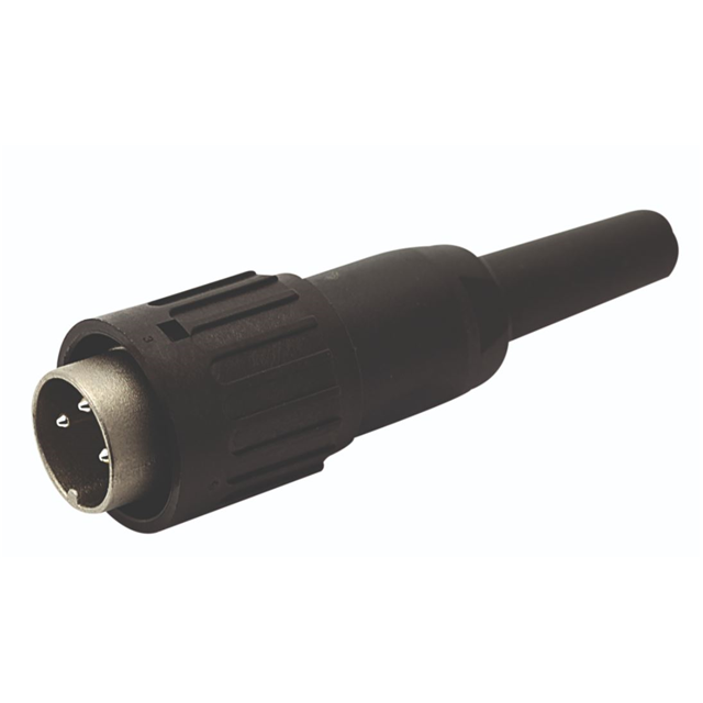 【T 3444 501】CONN PLUG MALE 7P SILV SLDR CUP