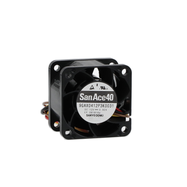 【9GAX0412P3K0031】FAN AXIAL 40X28MM 12VDC WIRE[箱]