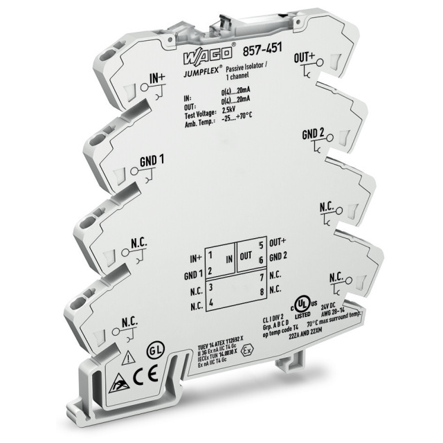 【857-451】PASSIVE ISOLATOR, 1-CHANNEL; CUR