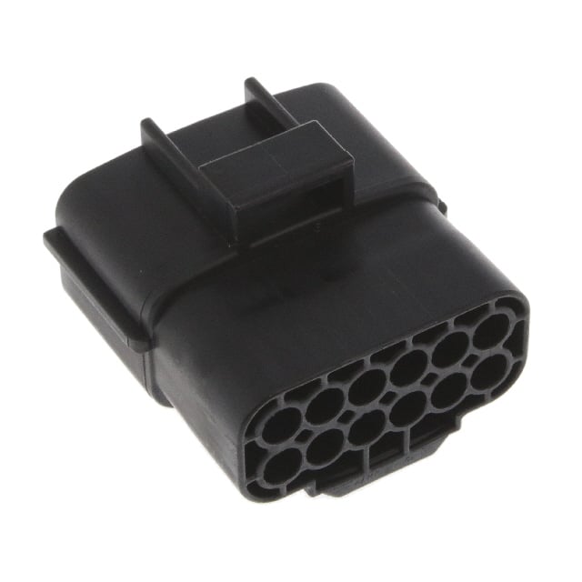 【174663-2】CONN RCPT HSG 12POS BLACK
