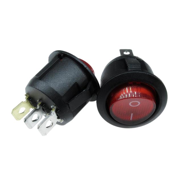 【SW-R2-1A-F-LR13-5】SWITCH ROCKER SPST 10A 125V