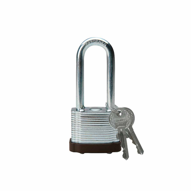 BRADY LOCK, STEEL, 2.0" KD BROWN【101958】