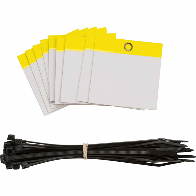 POLY SELF LAM TAG 3X3 BLANK YEL【102004】
