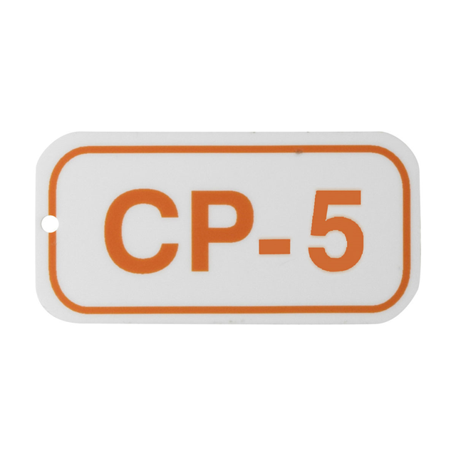 1.5"X3"ENERGY TAGS ORN/WHT,CP-5,【105638】