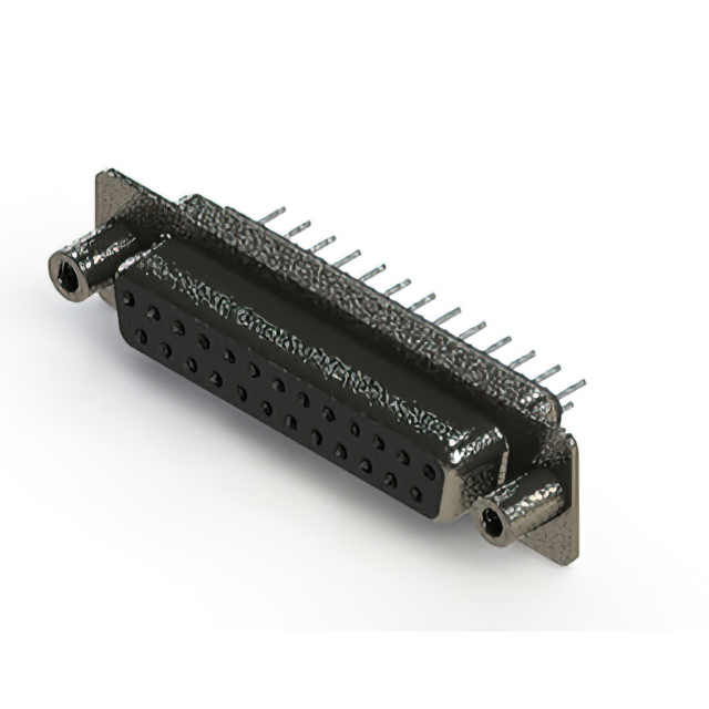 【628-025-220-048】CONN D-SUB RCPT 25POS VERT SLDR