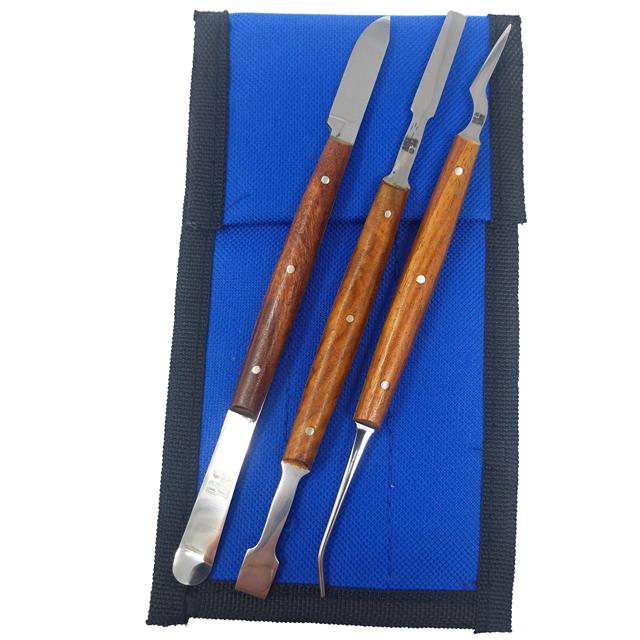 3 PC PRINT CLEAN UP TOOLS W/CASE【TOOLS-006-PRTUTSET3C-DK】