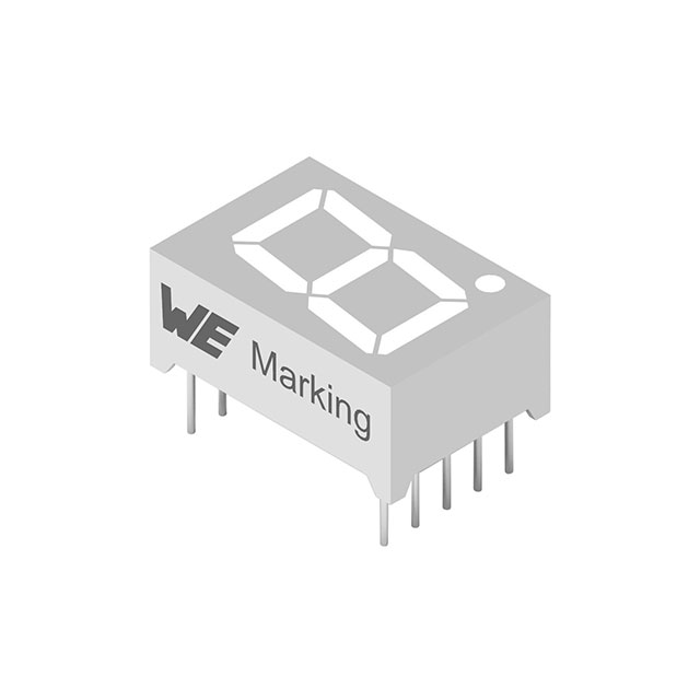 【157142S12803】WL-T7DS 7 SEGMENTS DISPLAY THT S