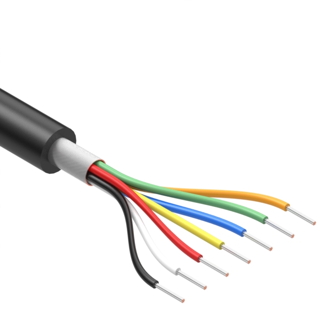 CABLE 7COND 32AWG BLACK SHLD【30-02457】