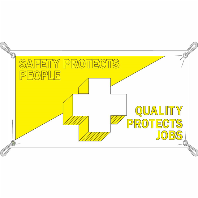BANNER 4'X10' 4-COLOR SAFETY PRO【106297】