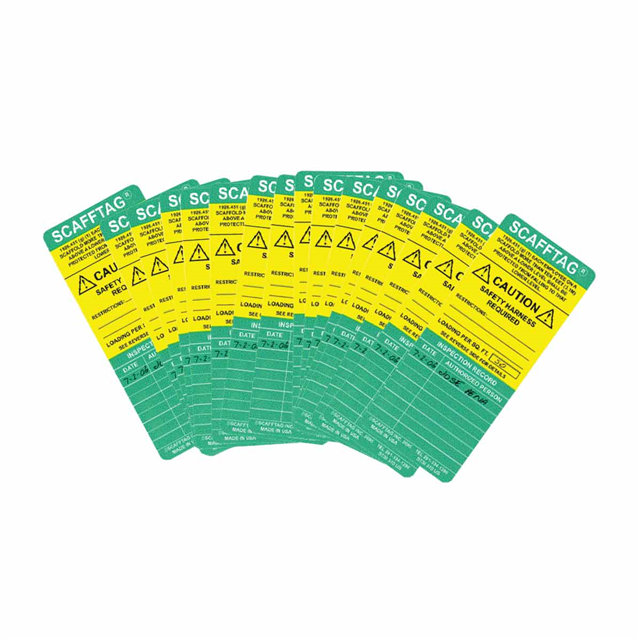 SCAFFTAG INSERTS STANDARD PK100【SCAF-STSI 310 STD】