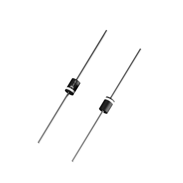 Lot 5 Diode Redresseuse BY252-DIO10 400V 3A THT DO201 DIOTEC Ammo Pack