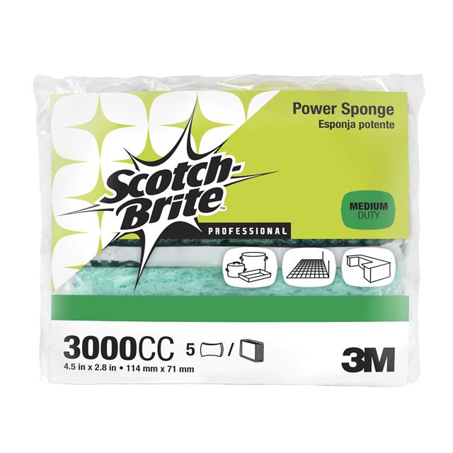 SCOTCH-BRITE POWER SPONGE 3000CC【3000CC】