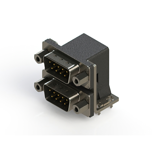 CONN D-SUB PLUG 9POS R/A SLDR【661-009-264-033】