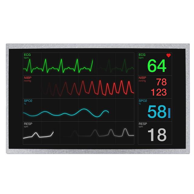 【NHD-10.1-1024600BF-LSXP】10.1" IPS TFT WITH LVDS
