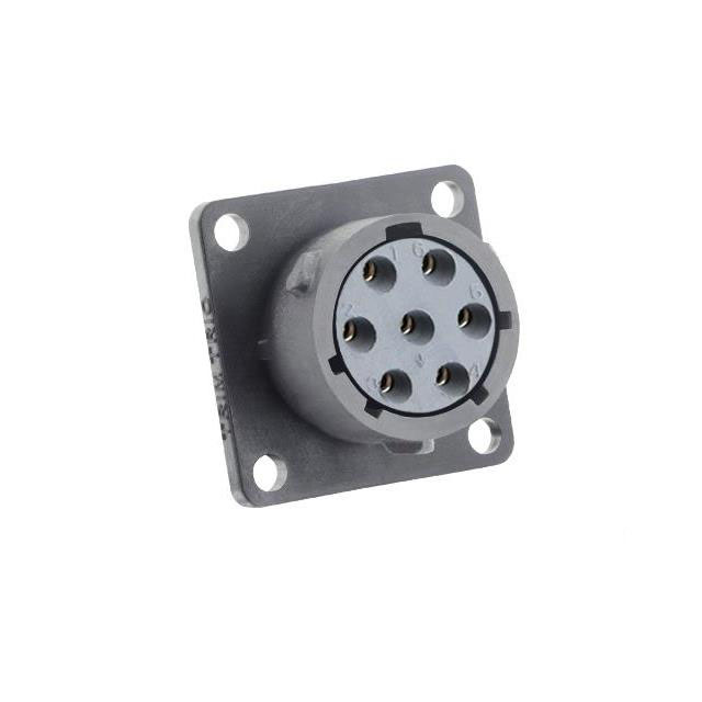 【UTSX014D7S】SQUARE FLANGE RECEPTACLE, WITHOU