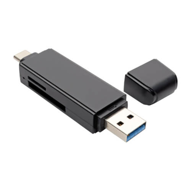 【U452-000-SD-A】USB-C MEMORY CARD READER, 2-IN-1