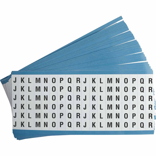 WIRE MARKER, 3.5 IN H X 0.5 IN W【CAB-J-R-PK】
