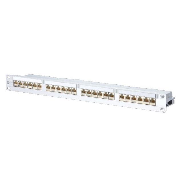 【130856C-E】PATCH PANEL, E-DAT C6A 24 PORT,