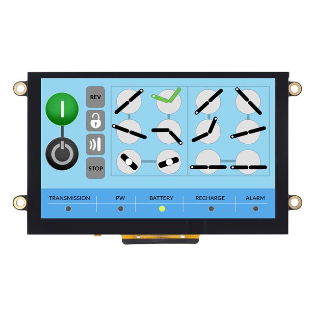 【NHD-5.0-800480FT-CSXP-CTP】LCD DISPL TFT 5" SUNLT 800X480 C