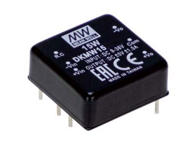 DC DC CONVERTER +/-12V 15W【DKMW15G-12】