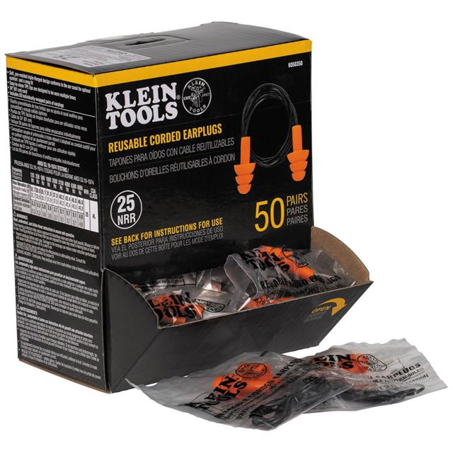 CORDED EARPLUGS 50 PAIR【6050350】
