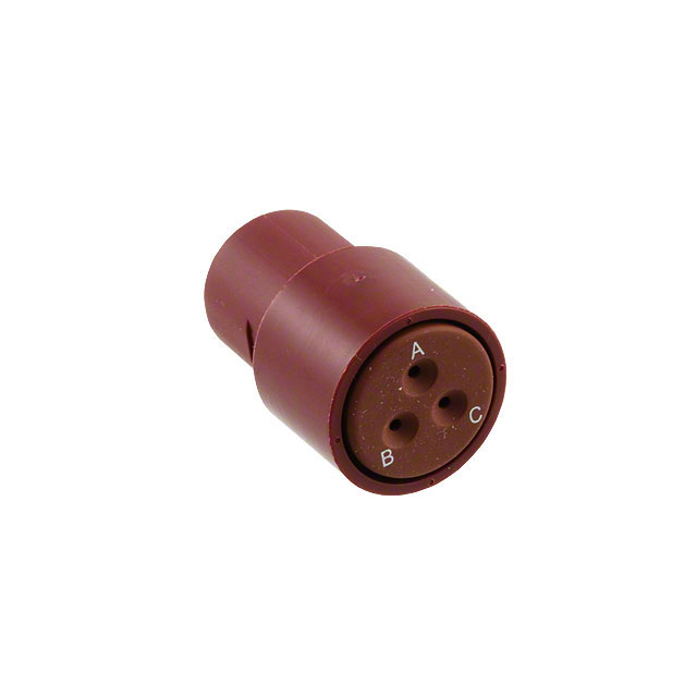 【SJS616200】CONN RCPT HSNG MALE 3POS INLINE