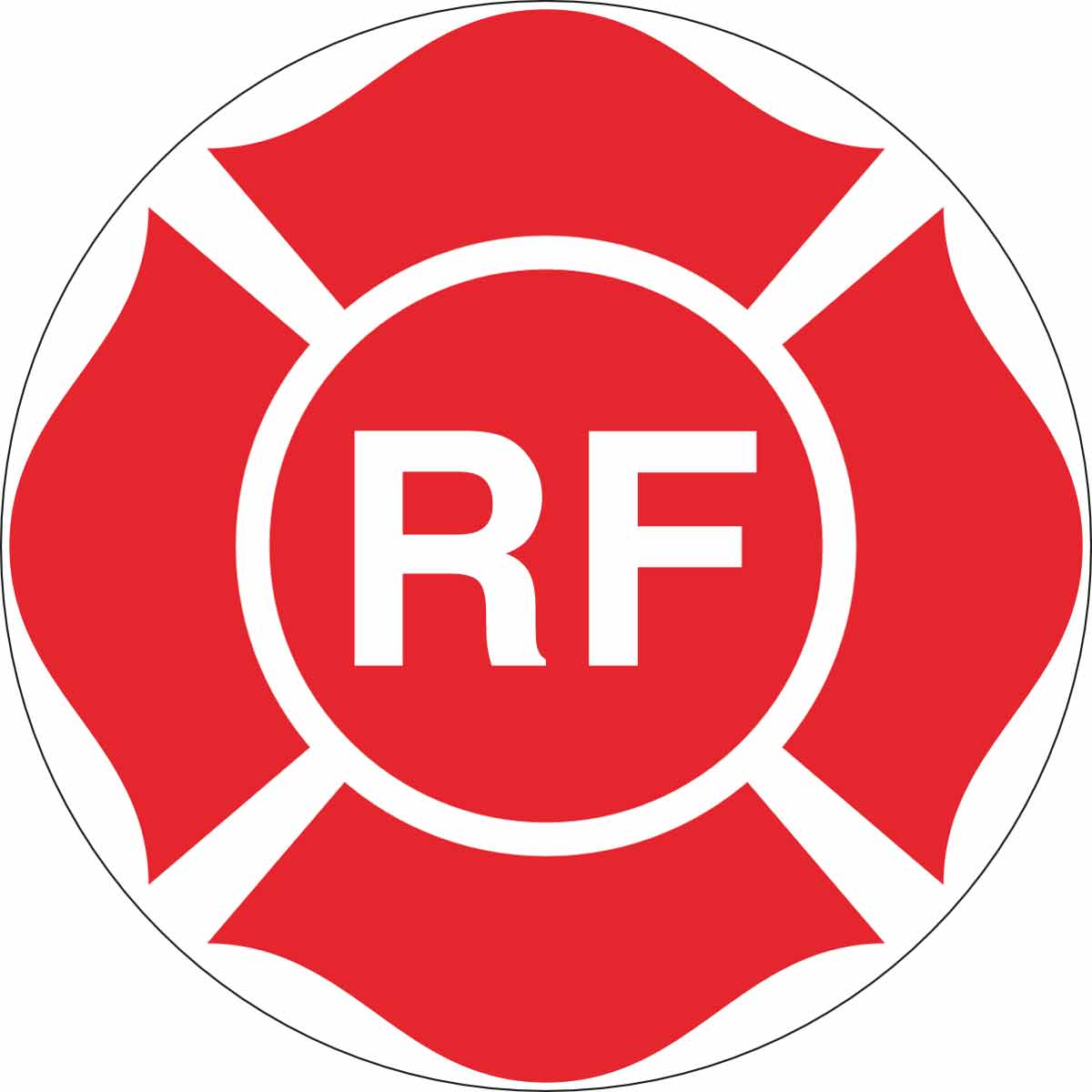 【116360】FL TRUSS MARKING PS LABEL "RF" E