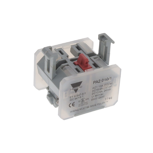 【PA2010/1】CONTACT BLOCK SPST-NC 10A 250V