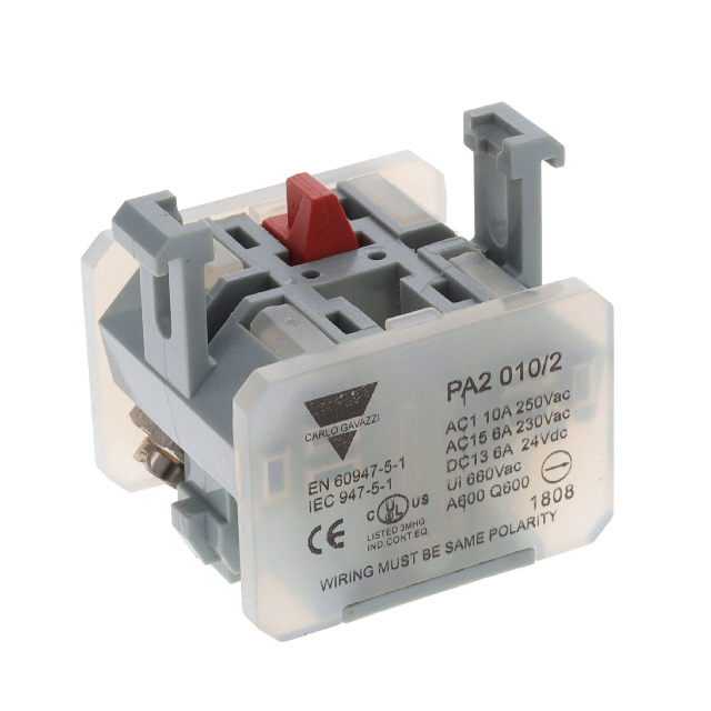 【PA2010/2】CONTACT BLOCK SPST-NC 10A 250V