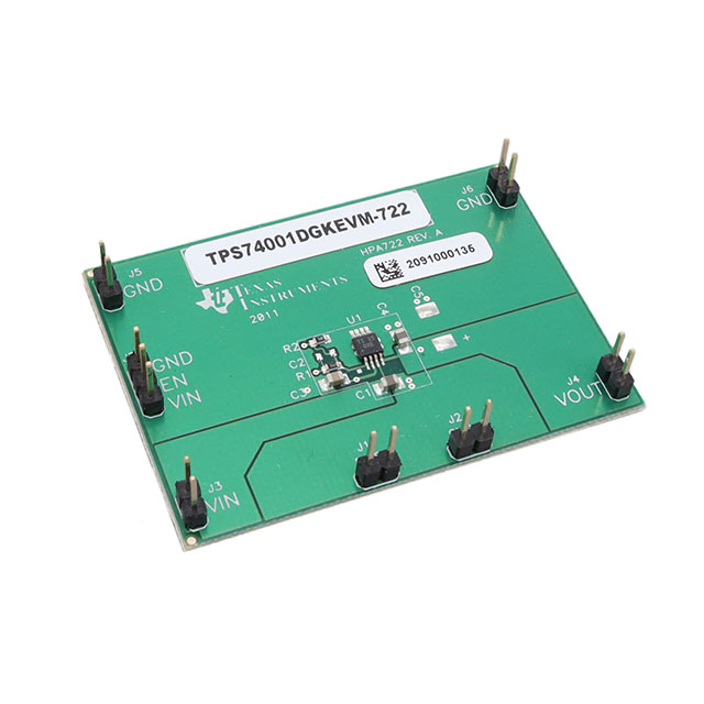 【TPS74001DGKEVM-722】EVAL BOARD FOR TPS74001DGK