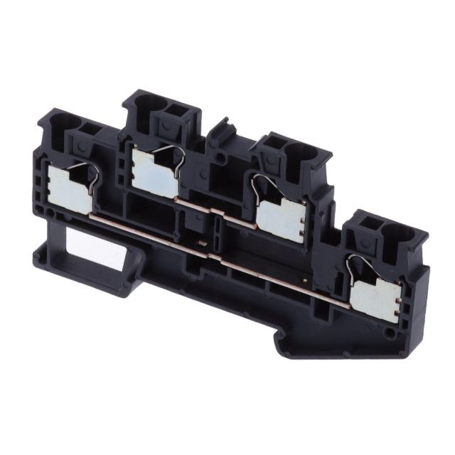 【XW5T-P4.0-1.1-2】TERM BLK PUSHIN 4MM 1:1 2TIER