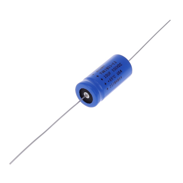 【TVA1903-E3】CAP ALUM 10UF 500V AXIAL TH