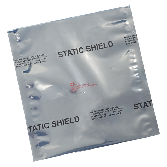 【8172.2520】BAG STATIC SHLD MTL IN 2.25"X20"