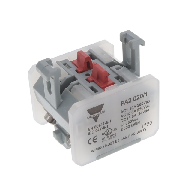 【PA2020/1】CONTACT BLOCK DPST-NC 10A 250V